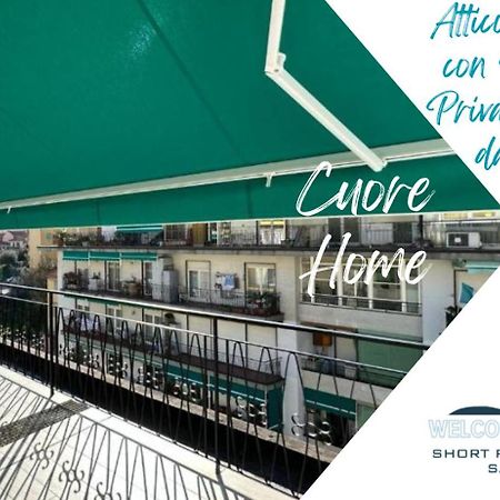 Wh - Cuore Home - Attico Monolocale Con Parcheggio Gratuito - 5 Minuti Dal Centro - Wifi Σαν Ρέμο Εξωτερικό φωτογραφία